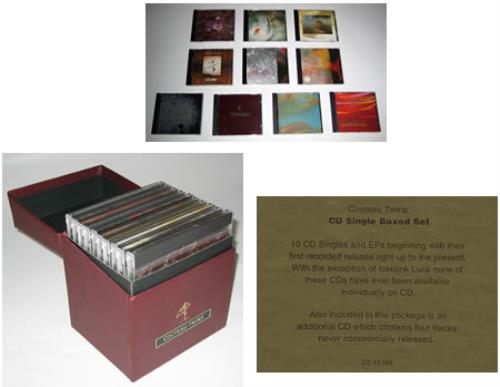 Cocteau Twins CD Single Boxed Set + Sealed and stickered box